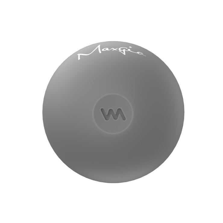 Maxgia Mini Massage Ball, 2" Vibrating Massage Roller Ball with 5 Vibrations, Gray