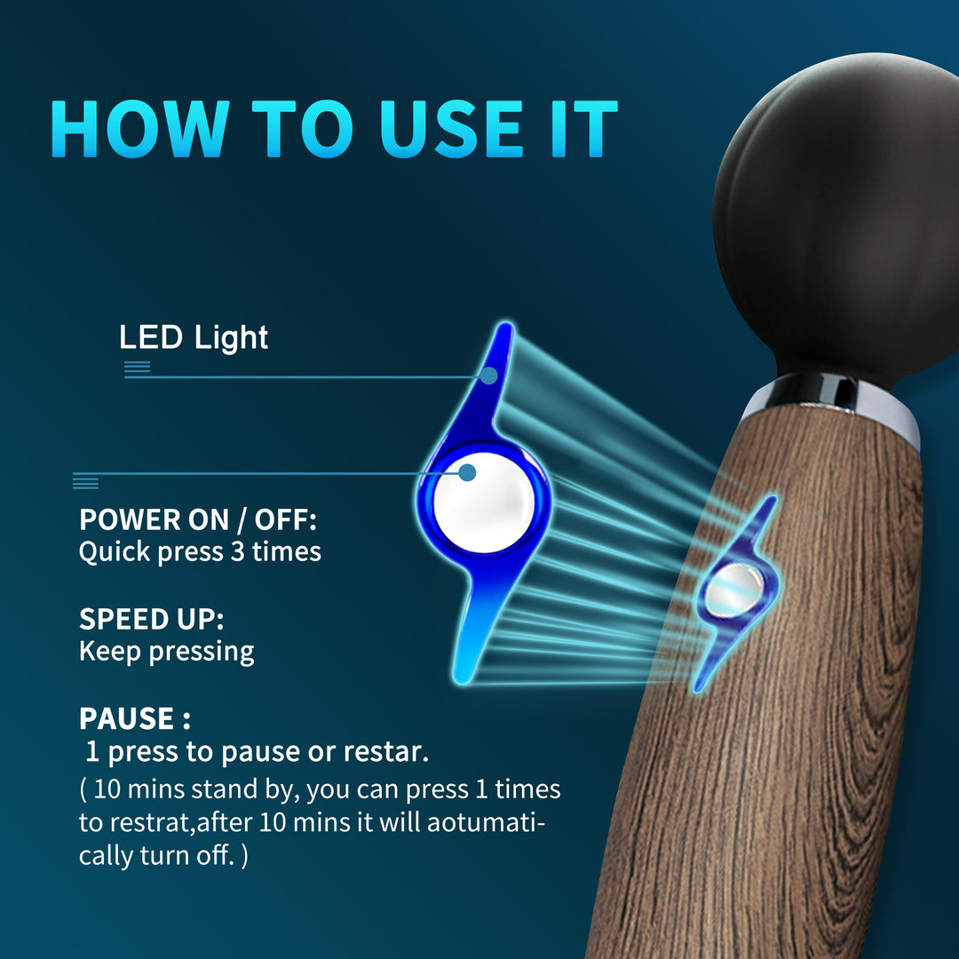 Maxgia Electric Handheld Muslce Massager, MJOLLNIR